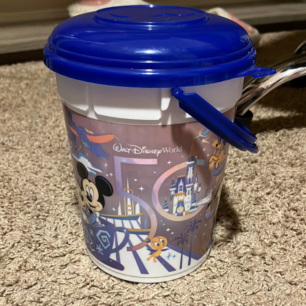 disney 50th anniversary popcorn bucket